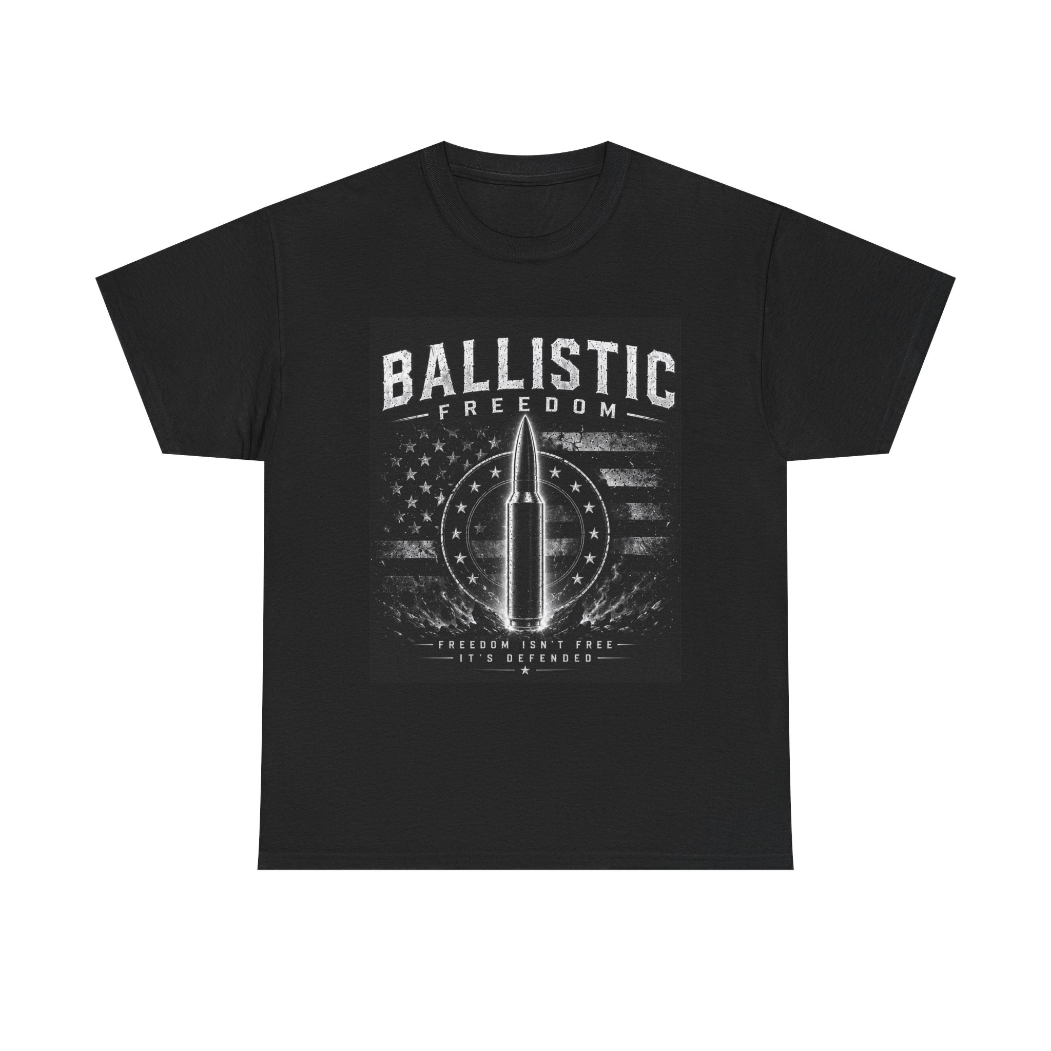 Ballistic Freedom Tee — Bullet Shield Graphic T-Shirt