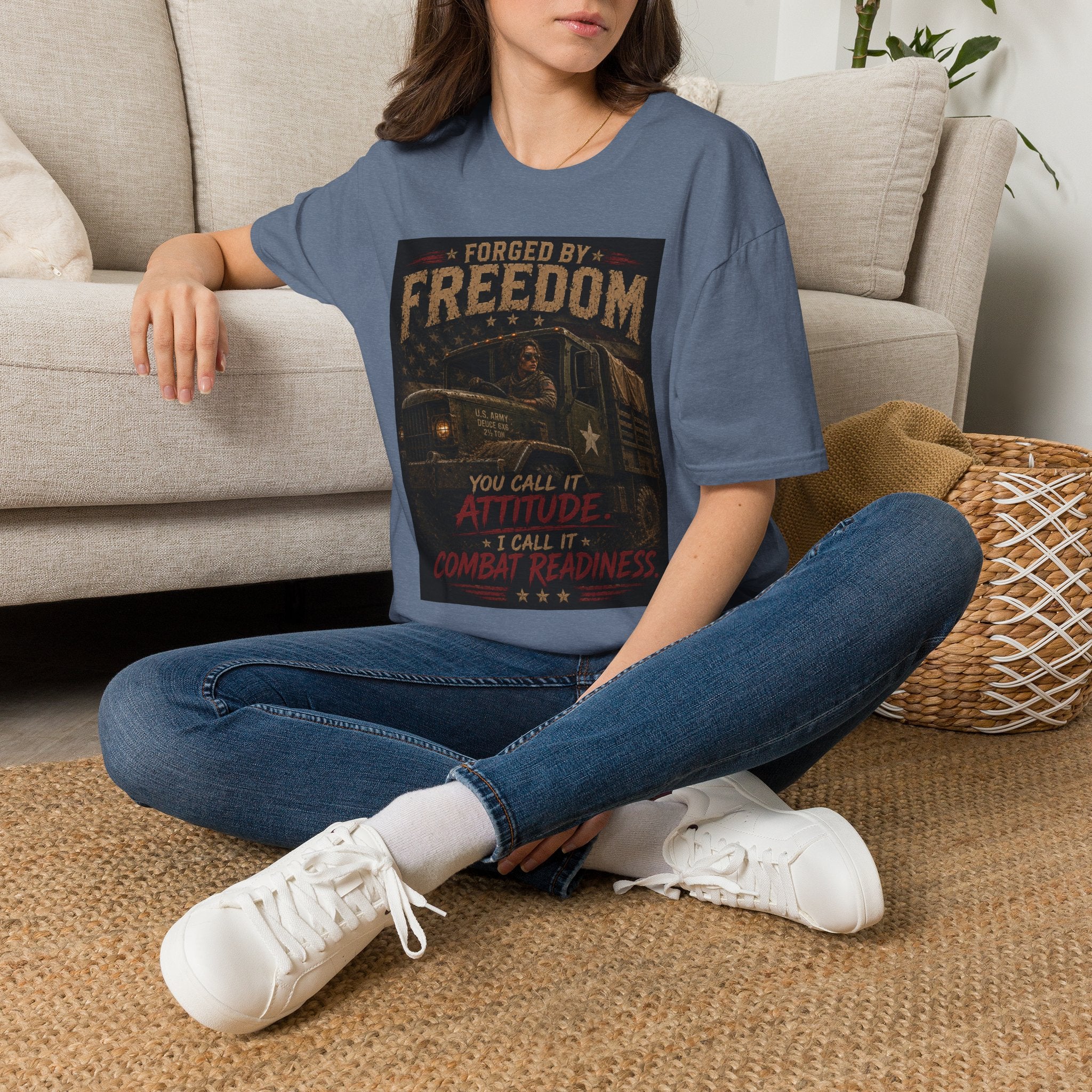 Forged by Freedom Tee — 'You Call It Attitude' Military Veteran T‑Shirt