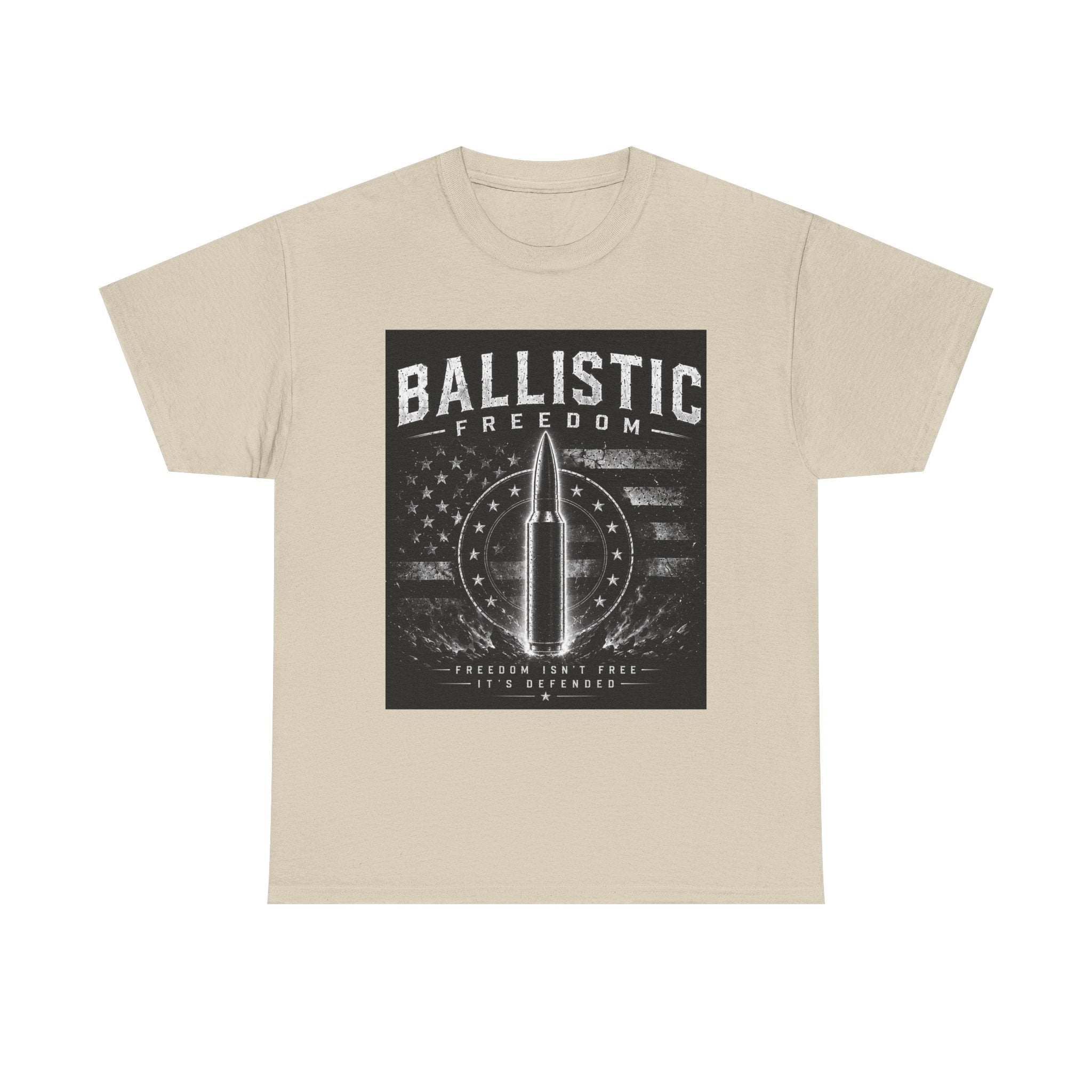 Ballistic Freedom Tee — Bullet Shield Graphic T-Shirt