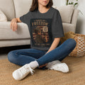 Forged by Freedom T-Shirt — Vintage Military Woman 'Why Should the Boys Have All the Fun?'