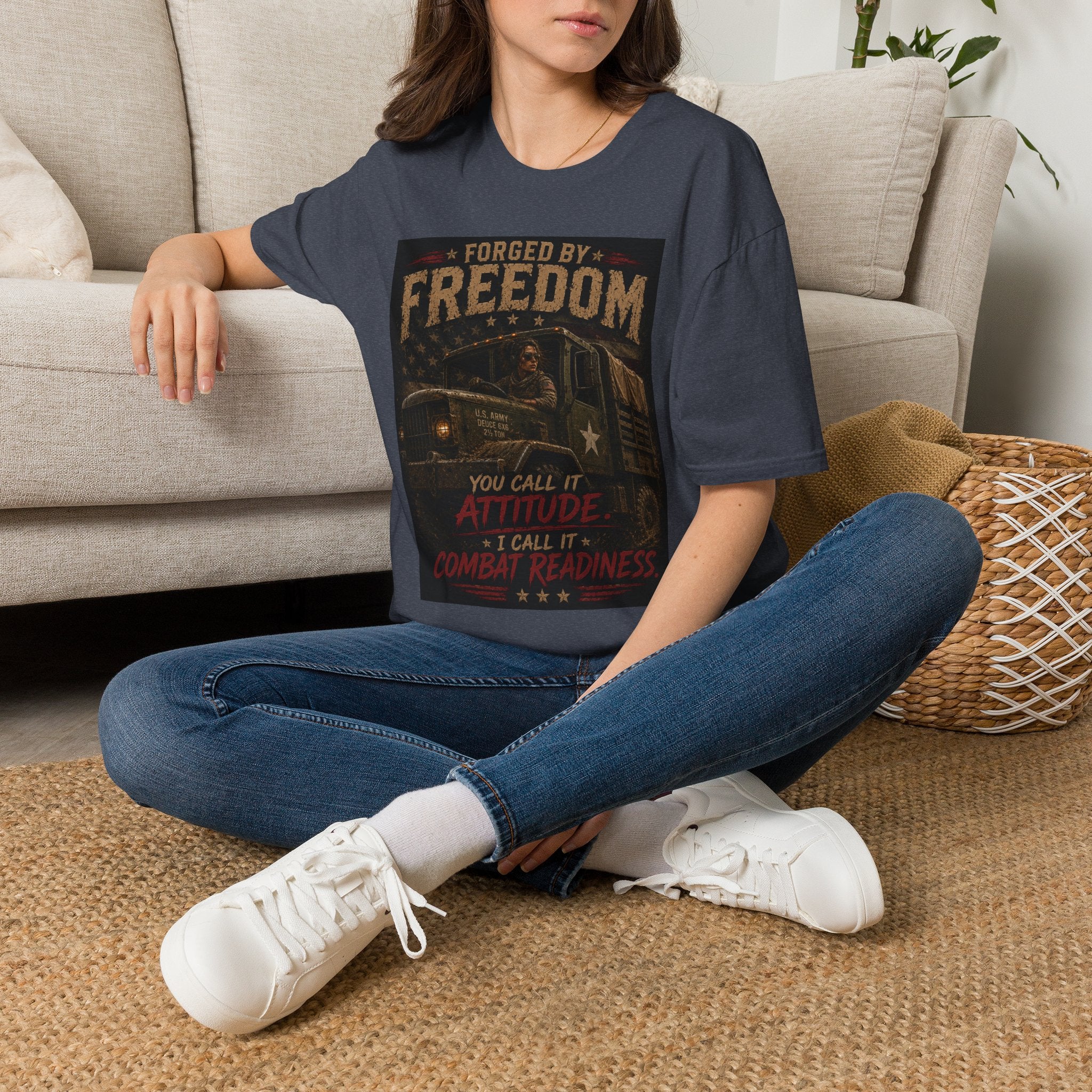 Forged by Freedom Tee — 'You Call It Attitude' Military Veteran T‑Shirt