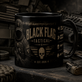 Black Flag Tactical 11oz/15oz — Tactical Skull Coffee Mug