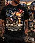 Veterans Day Tribute T-Shirt — Patriotic Veteran Memorial Design
