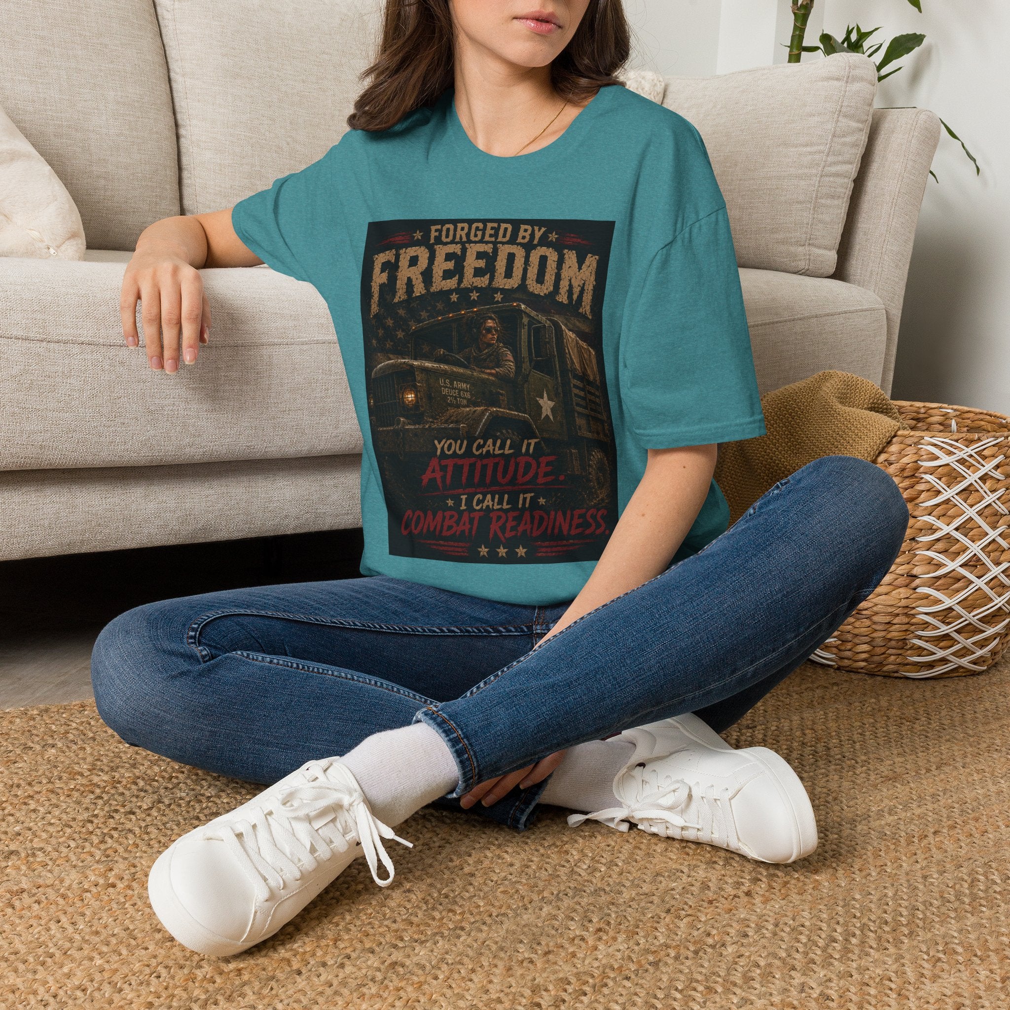 Forged by Freedom Tee — 'You Call It Attitude' Military Veteran T‑Shirt