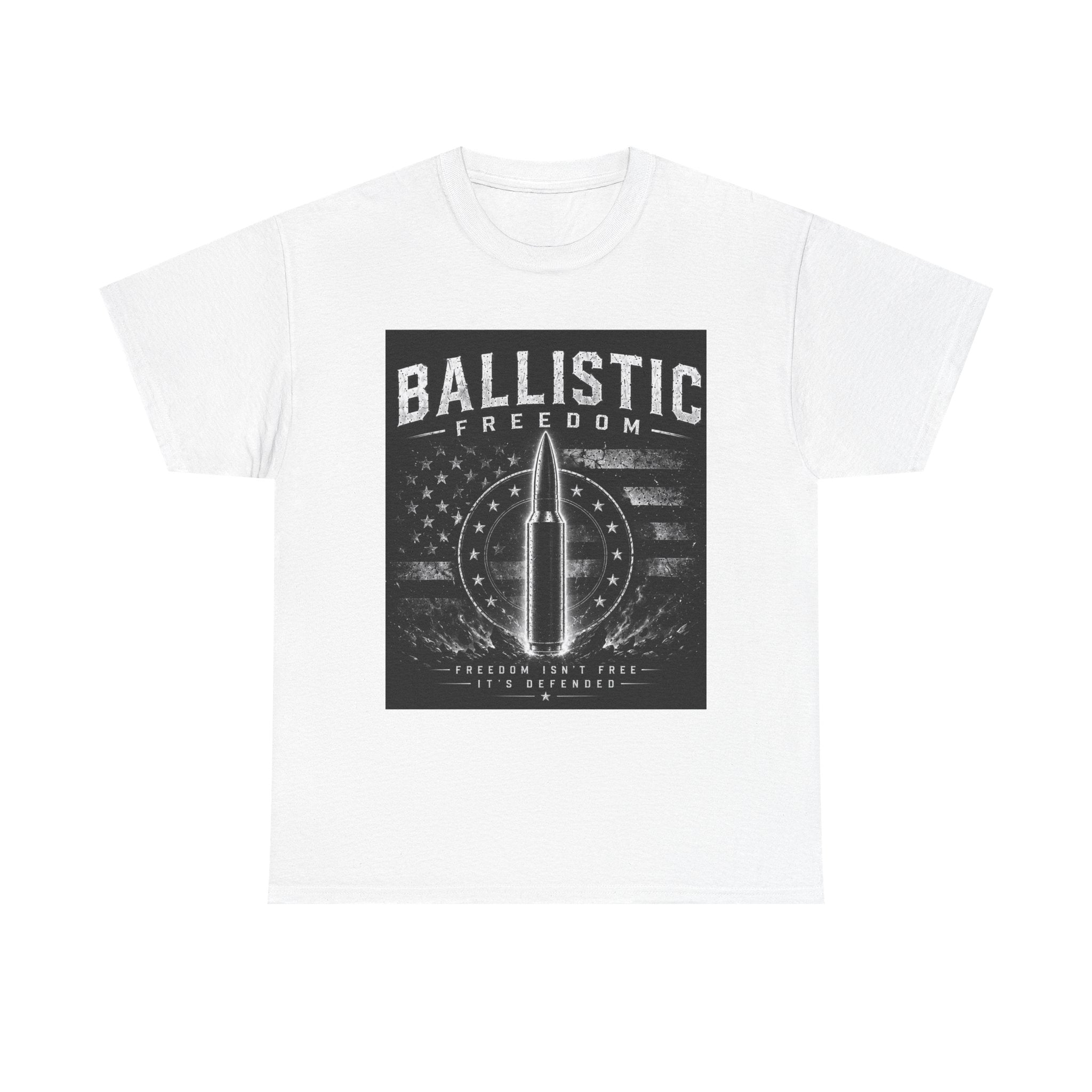 Ballistic Freedom Tee — Bullet Shield Graphic T-Shirt