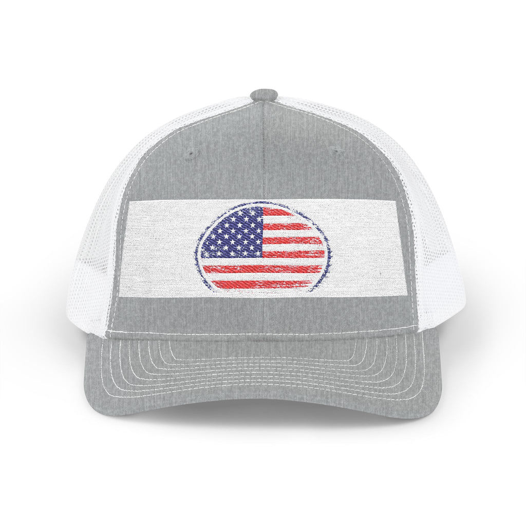 American Flag Trucker Cap