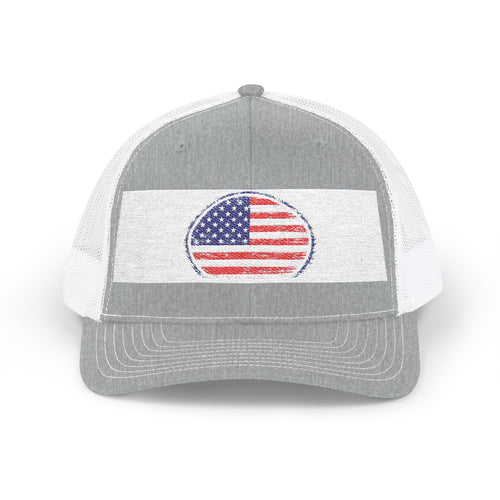 American Flag Trucker Cap