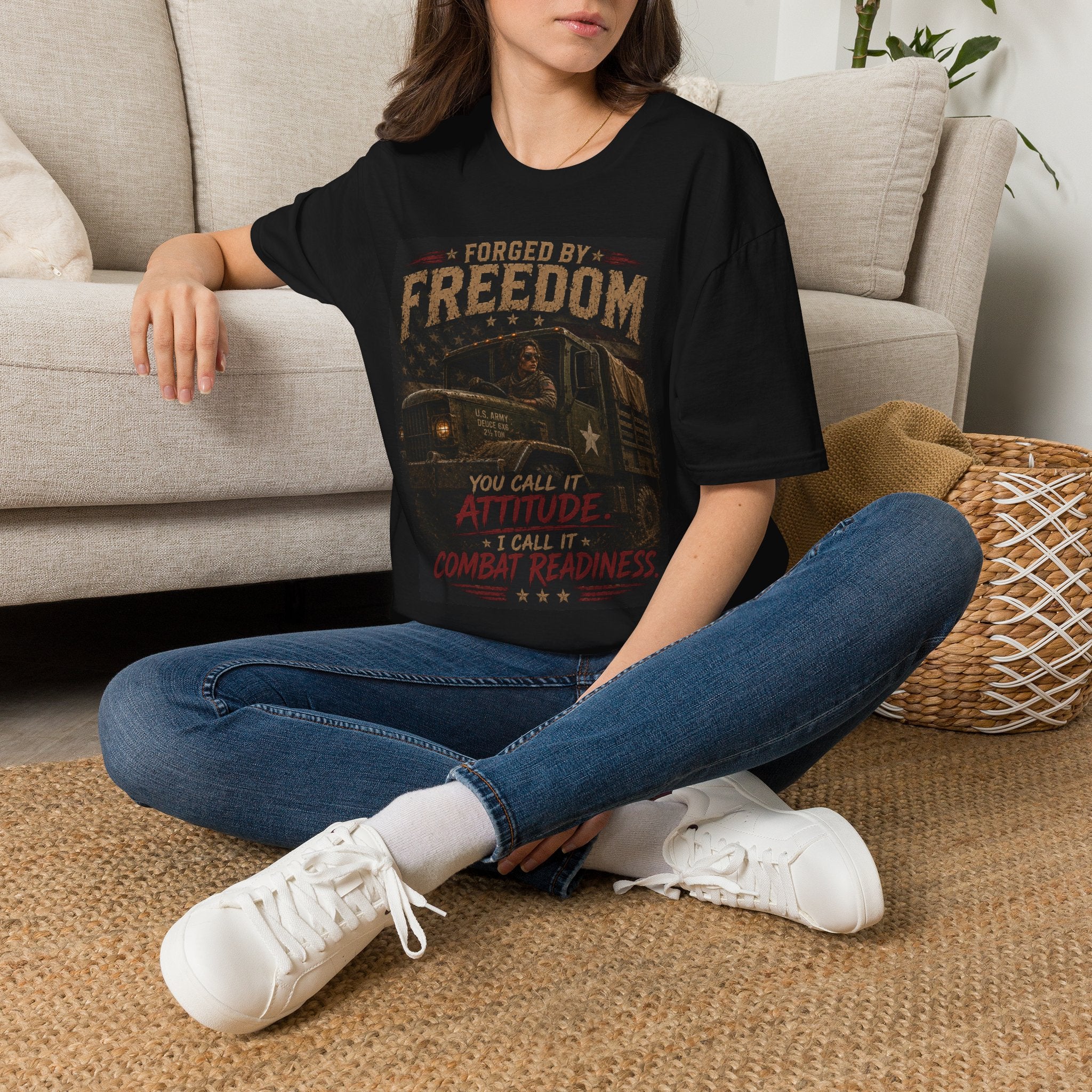 Forged by Freedom Tee — 'You Call It Attitude' Military Veteran T‑Shirt