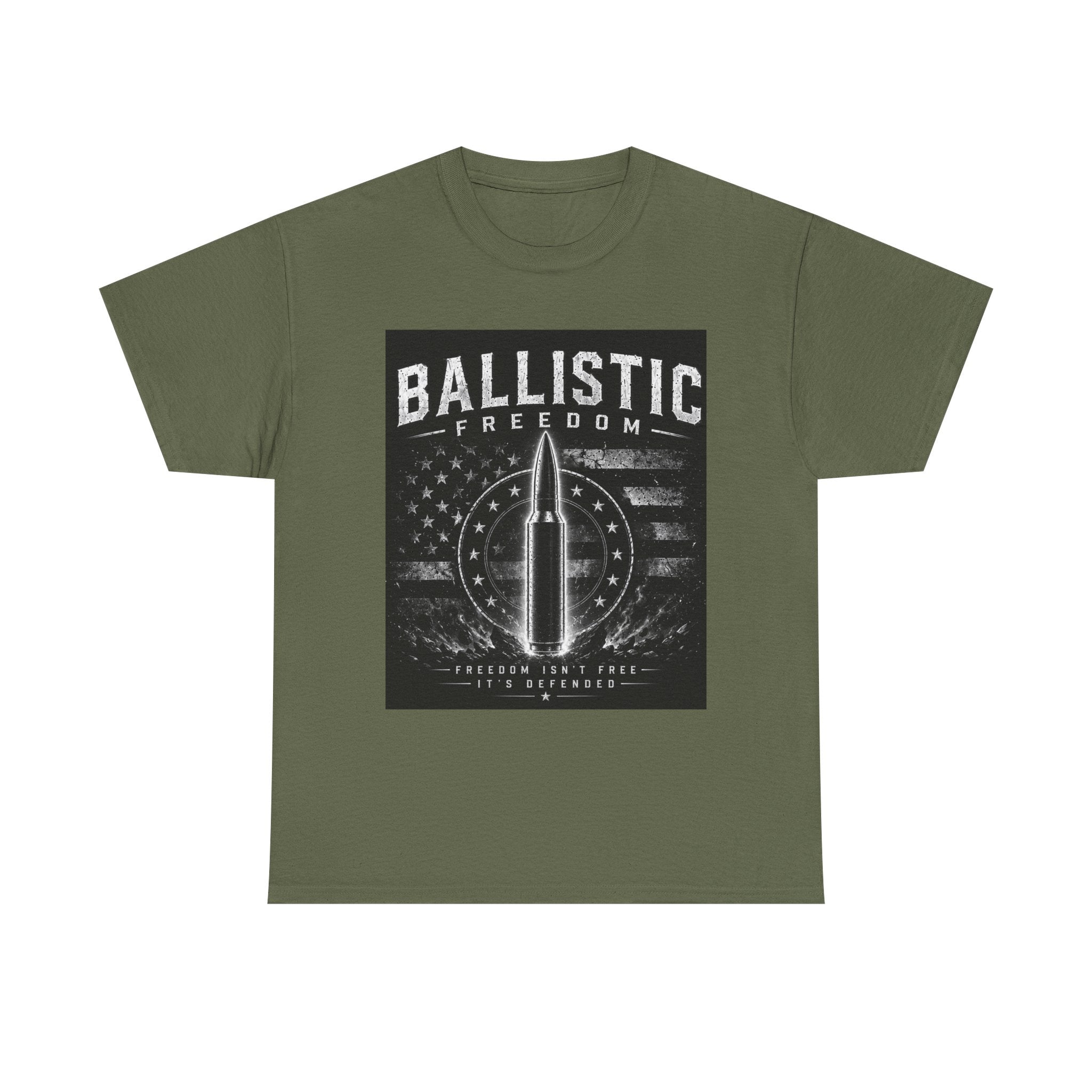 Ballistic Freedom Tee — Bullet Shield Graphic T-Shirt