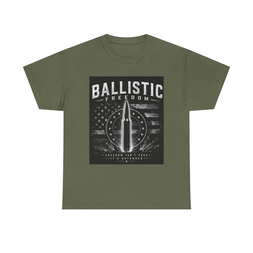 Ballistic Freedom Tee — Bullet Shield Graphic T-Shirt