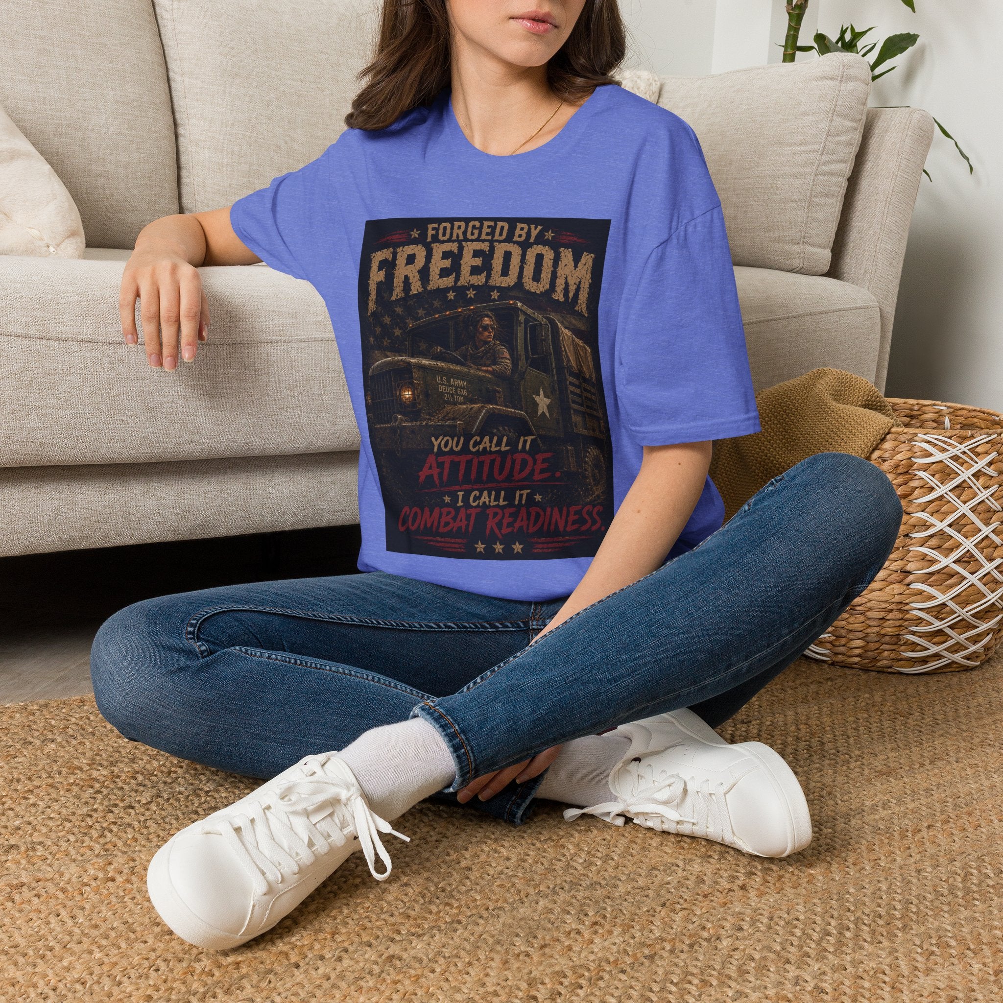 Forged by Freedom Tee — 'You Call It Attitude' Military Veteran T‑Shirt