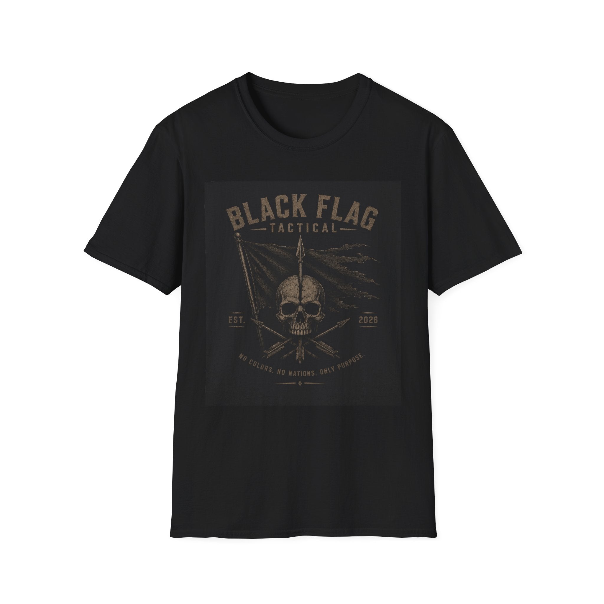 Black Flag Tactical Skull Logo Tee